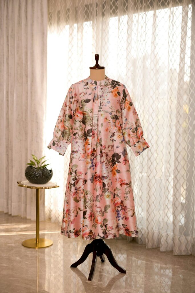 Vestido Midi Estampado Coleção Exclusiva